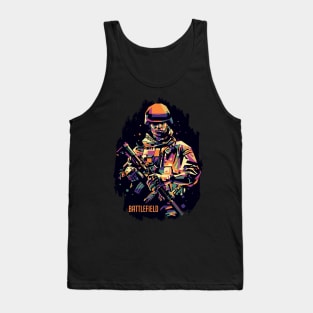 battlefield game WPAP Tank Top